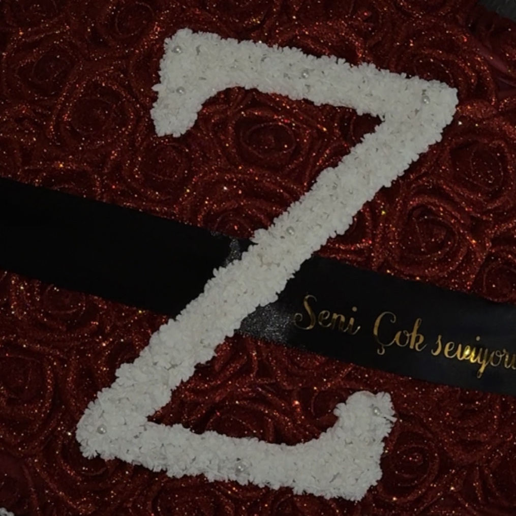 BRIDALBLUMEN BUCHSTABE 